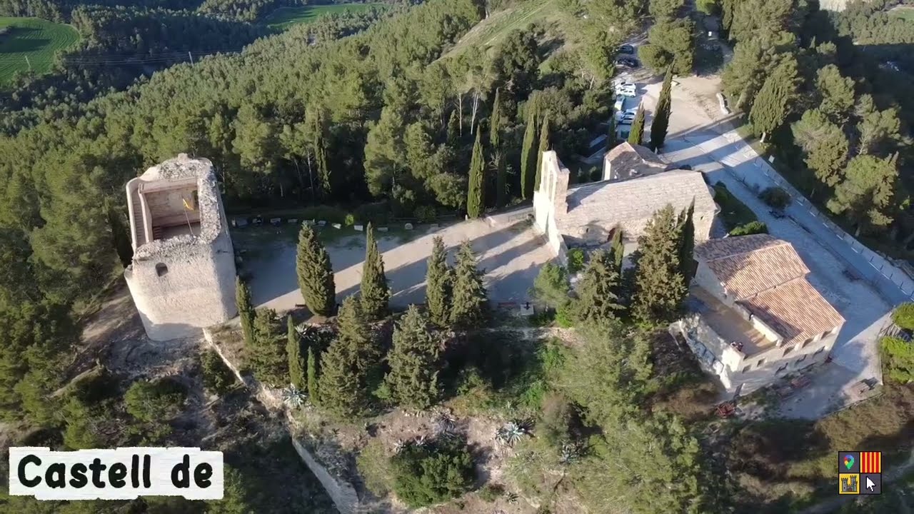 Castell de Tossa de Montbui amb dron