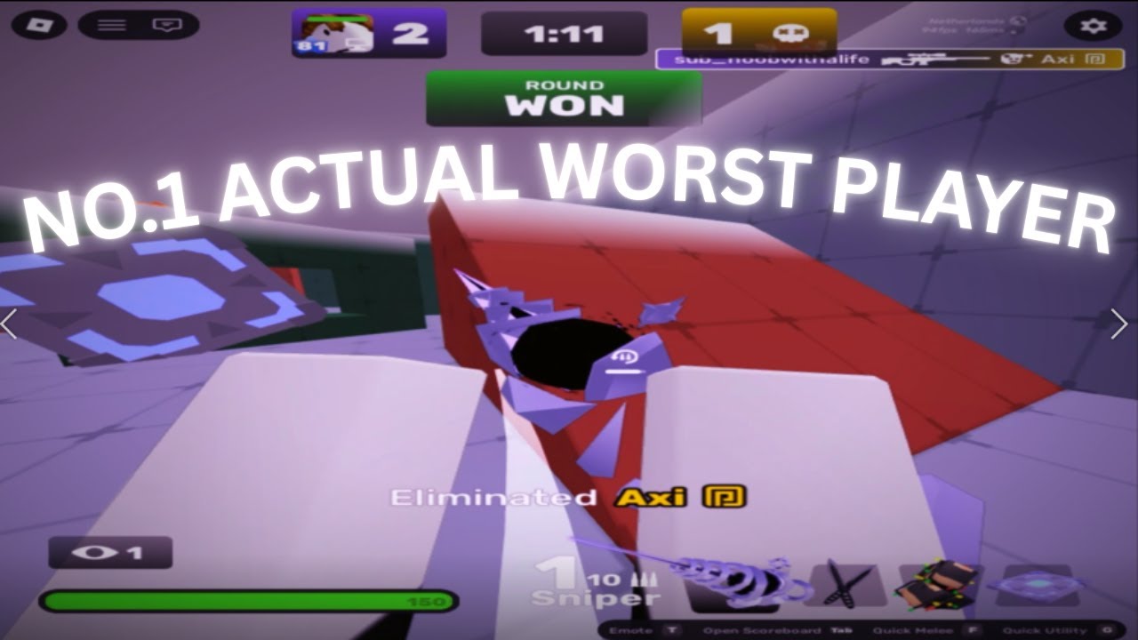 #1 actual worst player