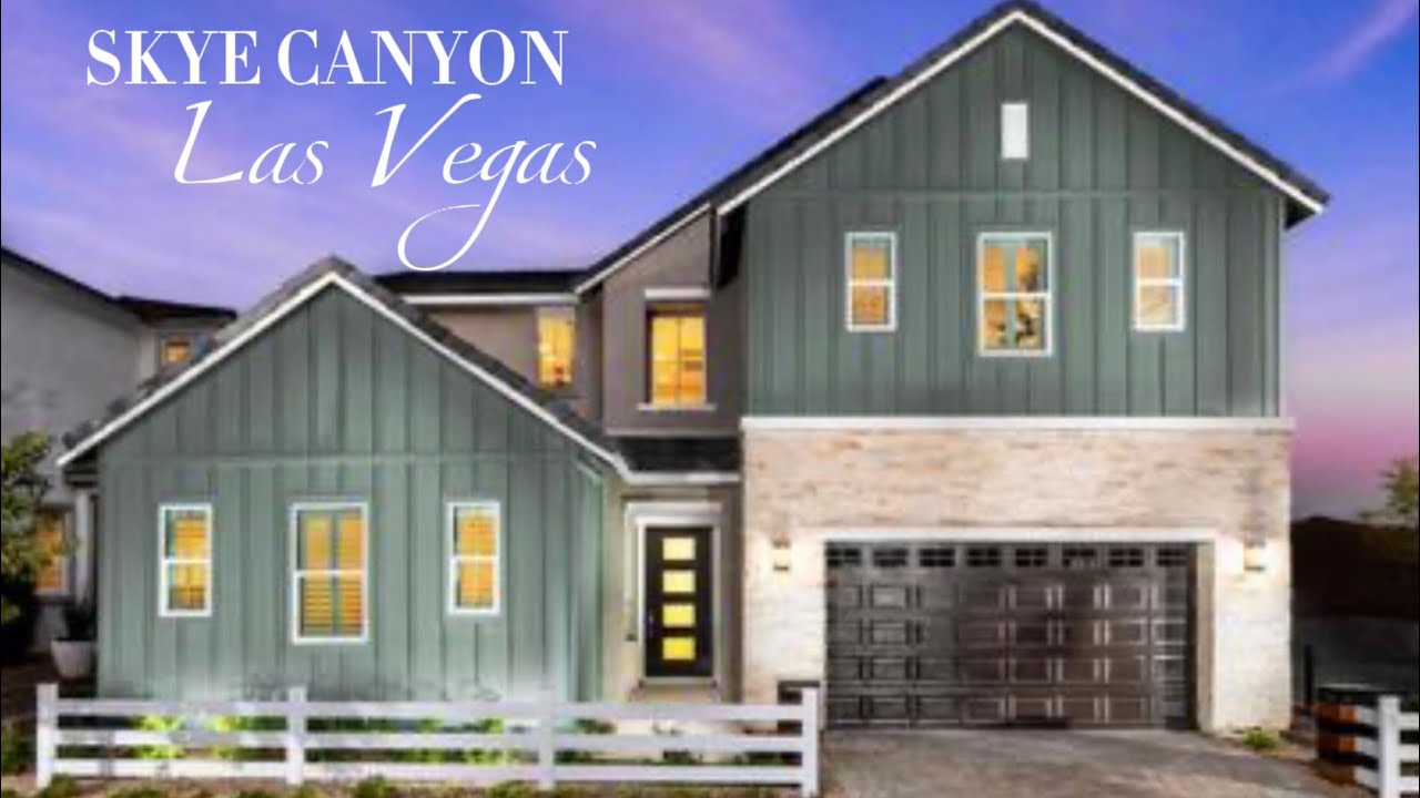 New Farmhouse Style Home in Skye Canyon by Toll Brothers | 5Bd 4.5Ba | 3,682 SqFt | $704,995+