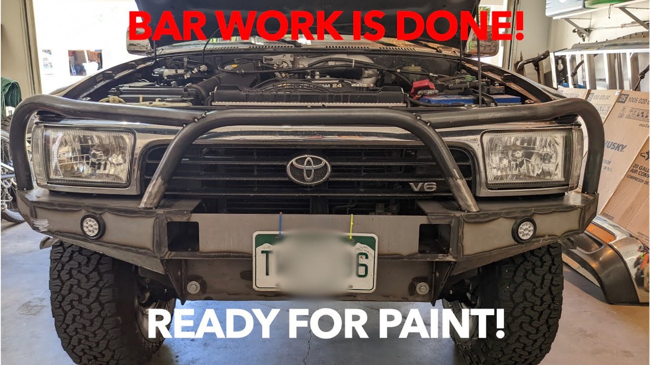 2nd Gen 4Runner - Building a front bumper part 4! Bar Work!