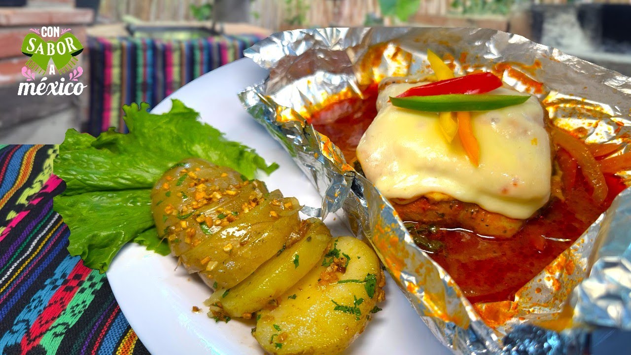 PESCADO A LA TALLA EMPAPELADO, RELLENO Y GRATINADO AL VAPOR ¡DELICIA OAXAQUEÑA! / #ConSaborAMexico