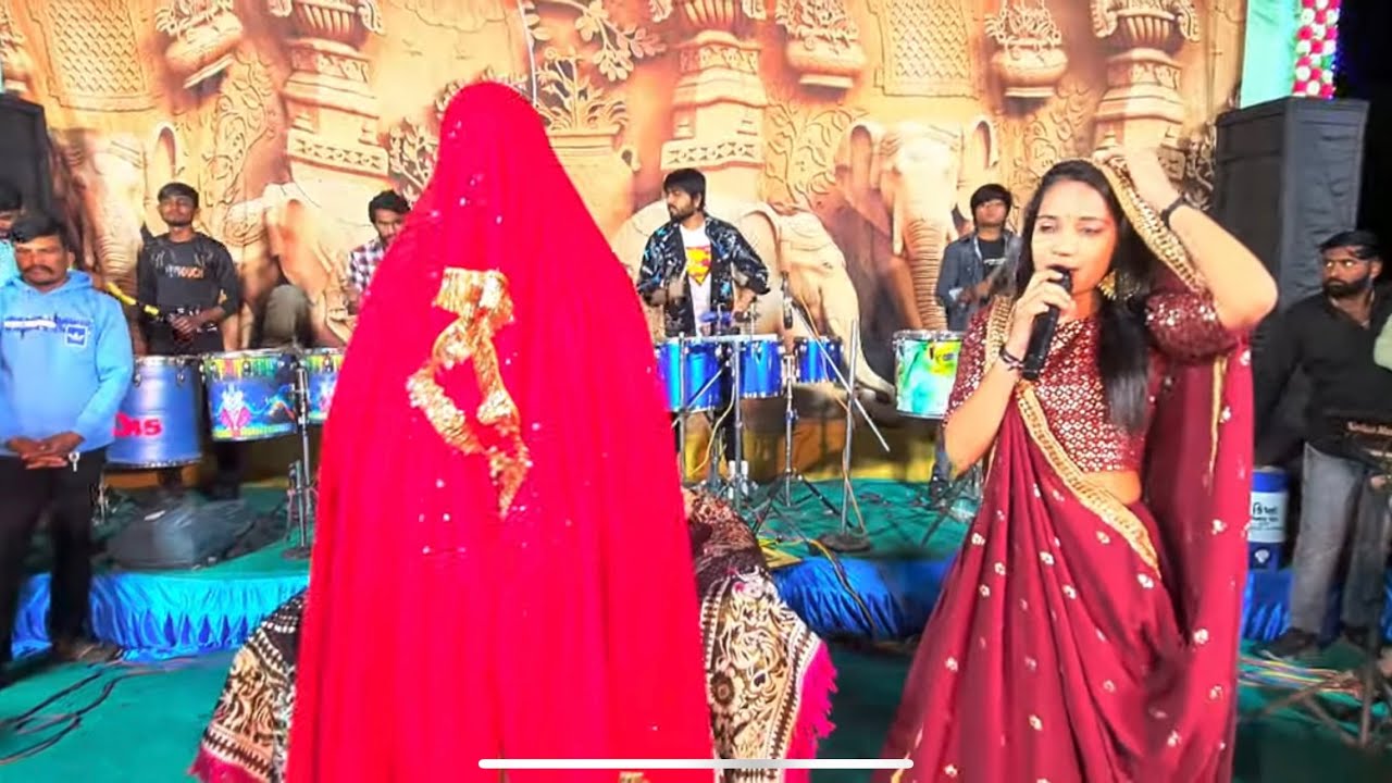 વિસનગરના કડામાં ચાવડા કિરીટસિંહ ને ત્યાં રાસ ગરબા તથા ઢબુડીમાઁ, @Rupaljognimaa