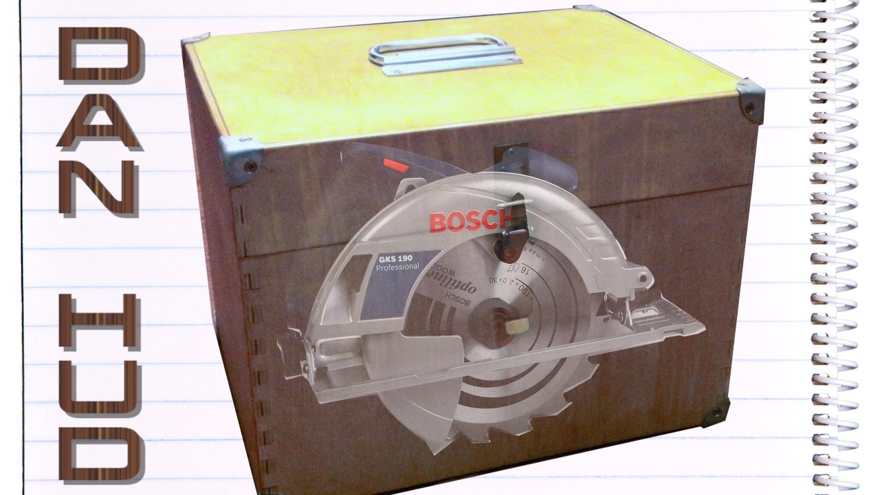 How to make a super box for a hand circular saw! Кейс для дисковой пилы.