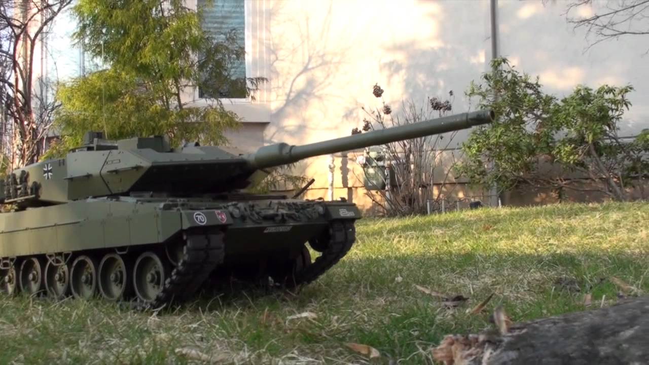LEOPARD 2A6 TAMIYA RC Super Tank HD ACTION