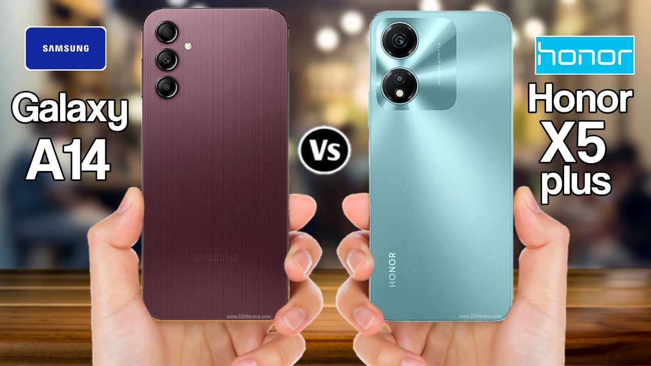 Samsung Galaxy  A14 Vs Honor X5 Plus