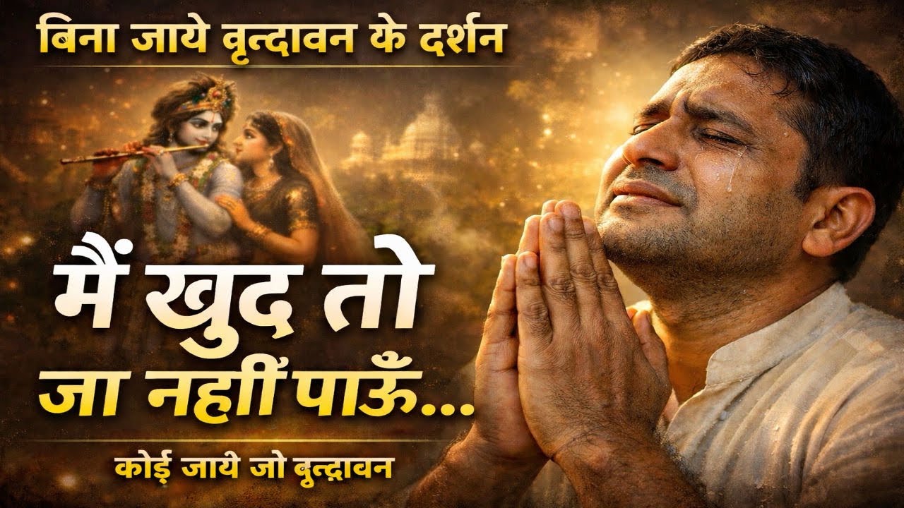 कोई जाये जो वृन्दावन | राधा कृष्ण से अंतिम विनती | Heart Touching Krishna Bhajan