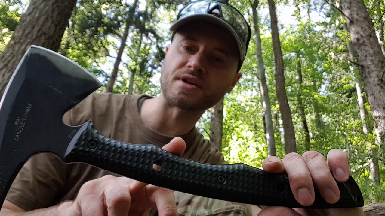 CRKT Kangee T-Hawk in USE 1- forest
