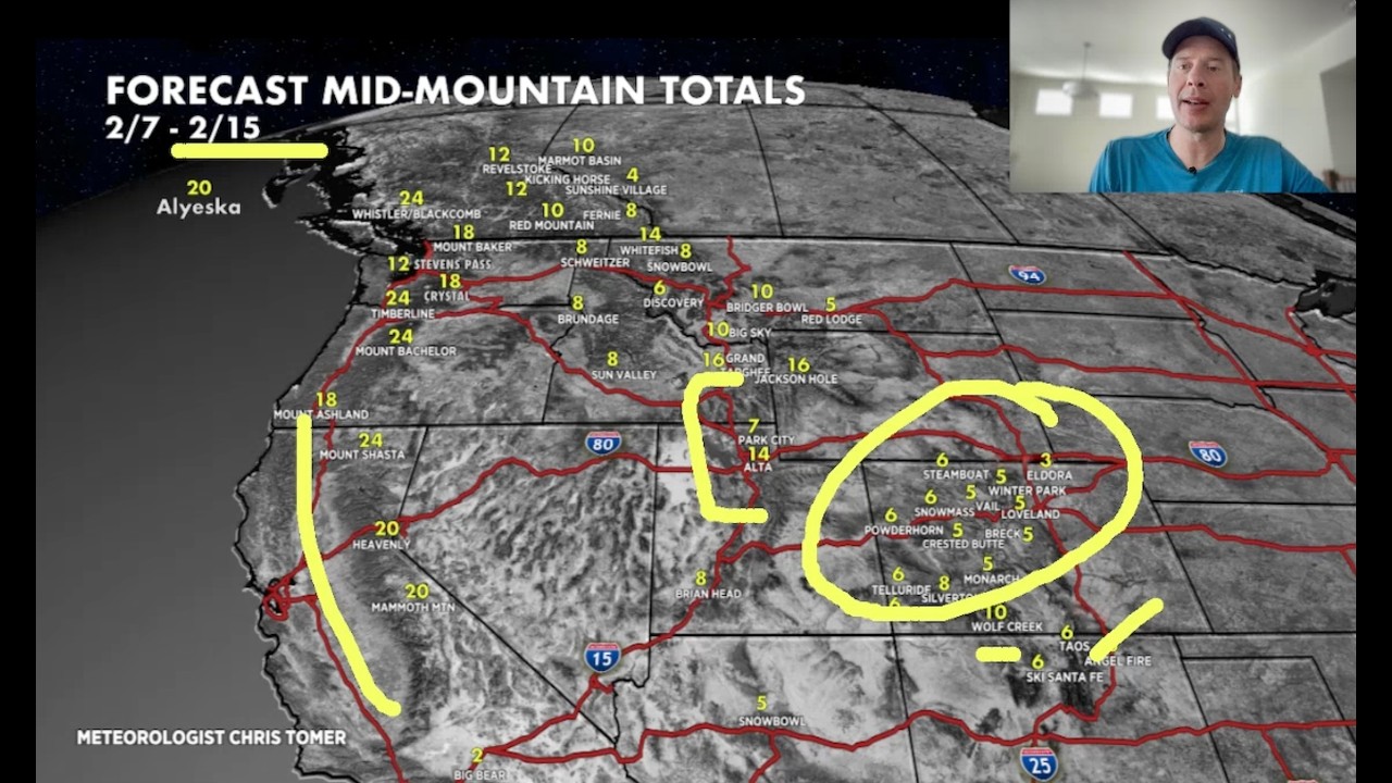 Mountain Weather Update 2/7, Meteorologist Chris Tomer