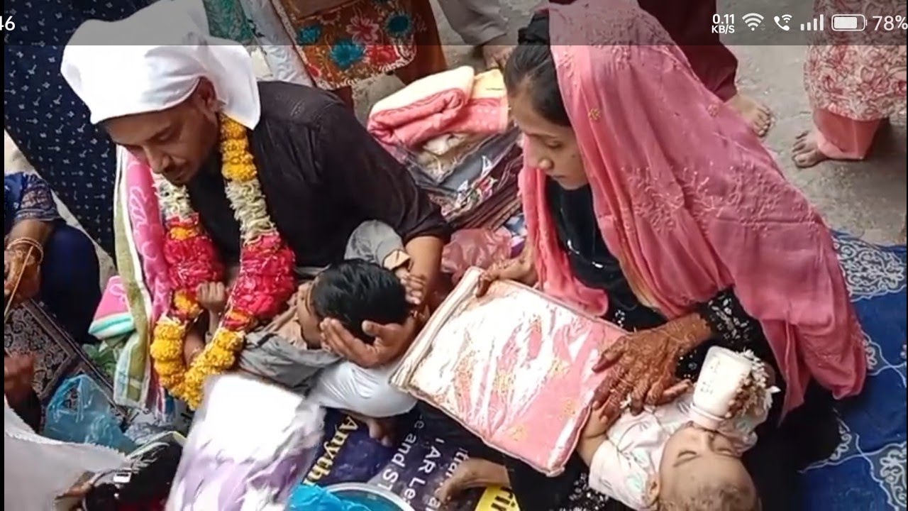 Bache ke bal nikaalne ki rasam