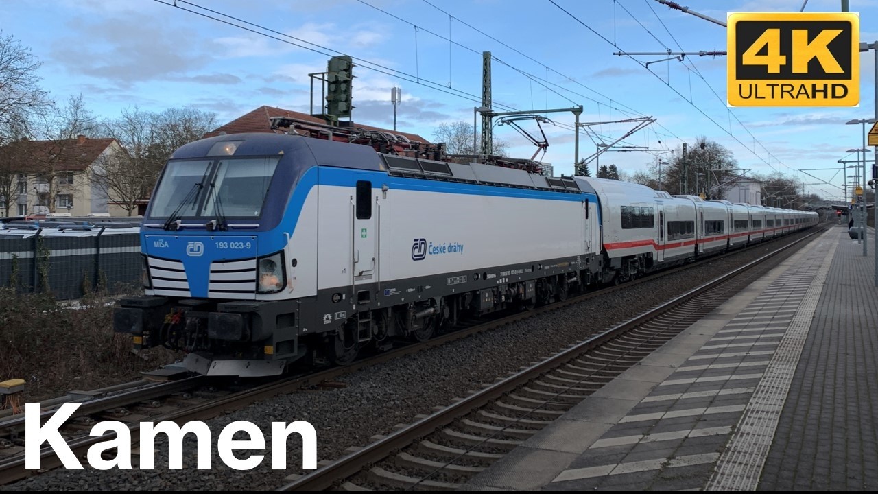 Zugverkehr in Kamen an einem Montagvormittag