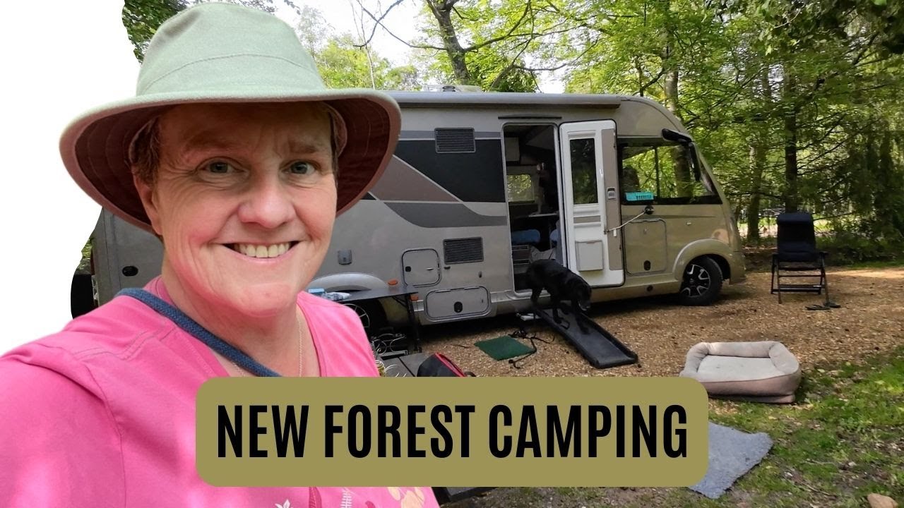 SETTHORNS - A New Forest Campsite. Finally the sunshine arrives