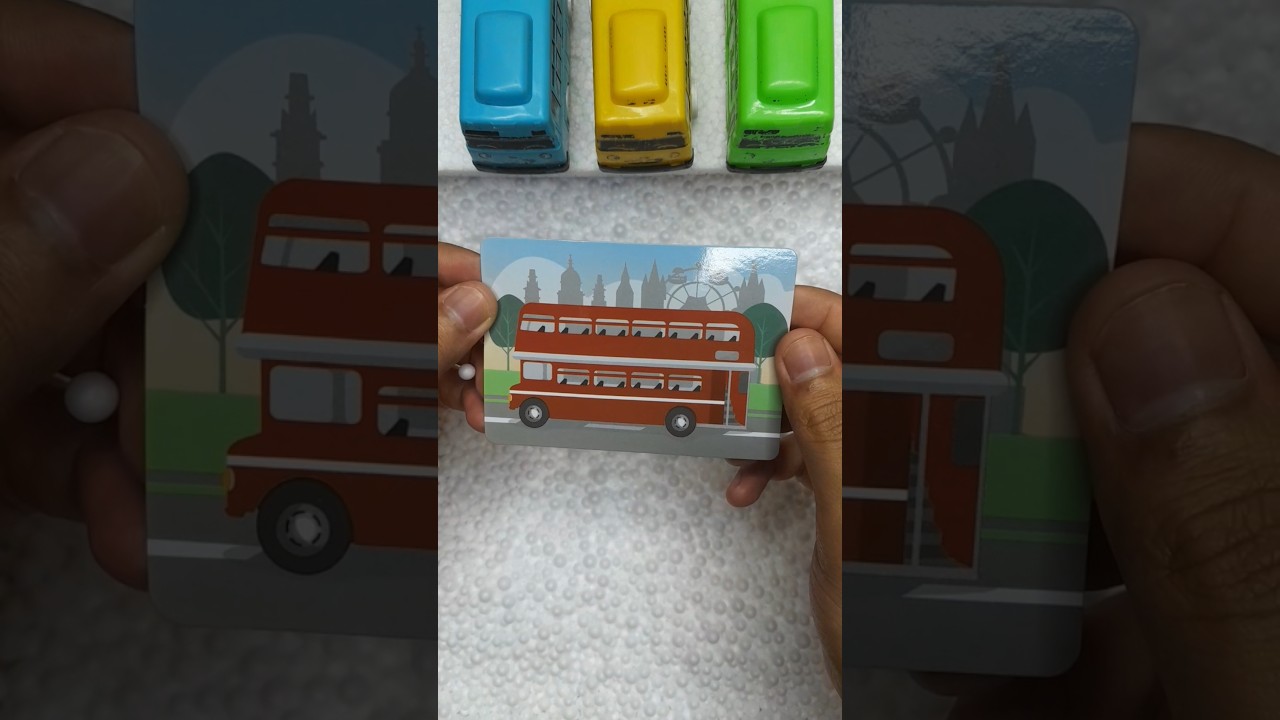 Hunting for Toys with DOUBLE DECKER BUS Pictures