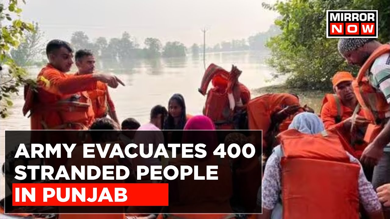 Punjab Floods Aftermath: Rescue Operations Underway, Army Evacuates Stranded People | Top News