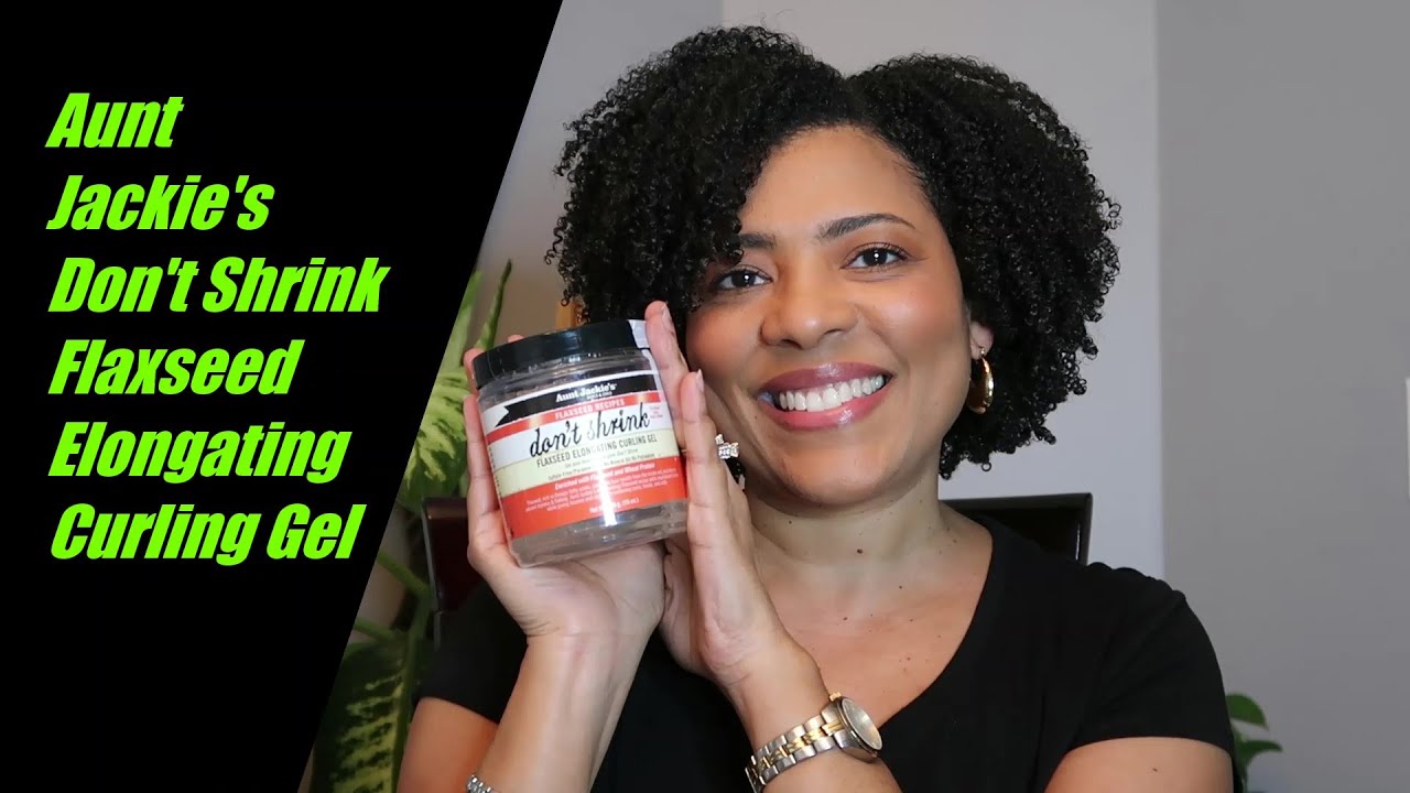 WASH N' GO | Aunt Jackie's Don't Shrink Flaxseed Elongating Curling Gel | Demo & Review