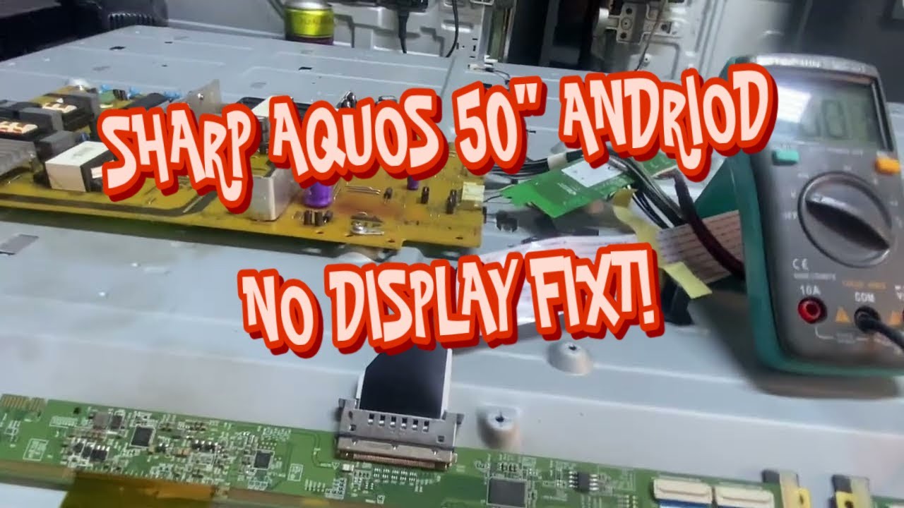 Sharp aquos 50” andriod tv no picture issue fixt!