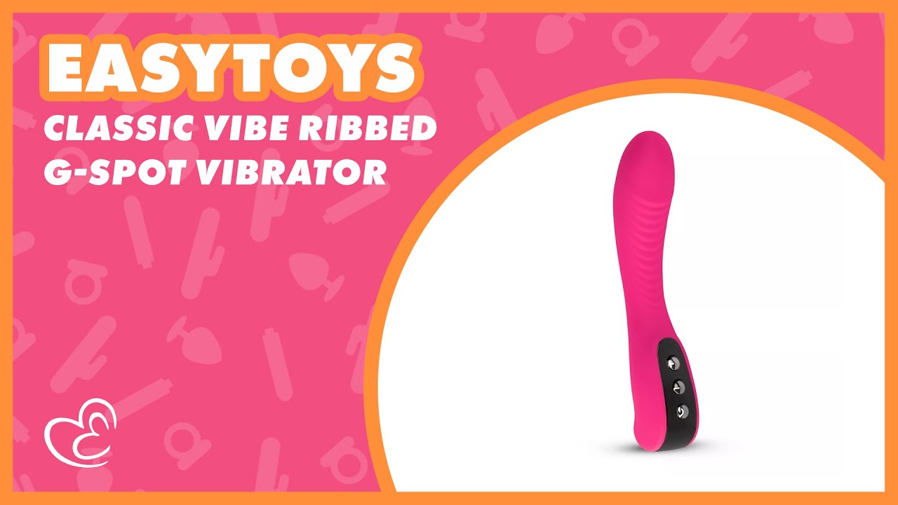 EasyToys Classic Vibe Ribbed G-Spot Vibrator &ndash; Waterproof & Multi-Speed Pleasure 💗 EasyToys