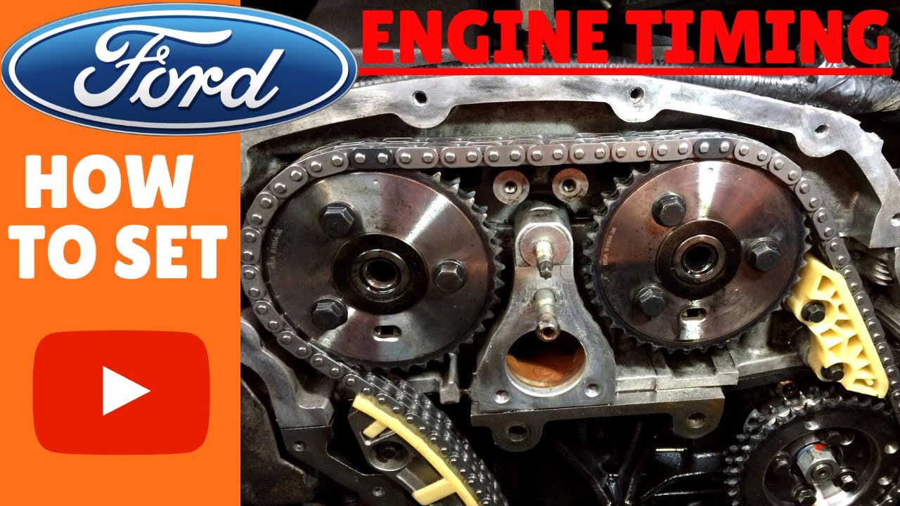 Как установить фазы газораспределения двигателя - Ford Transit
