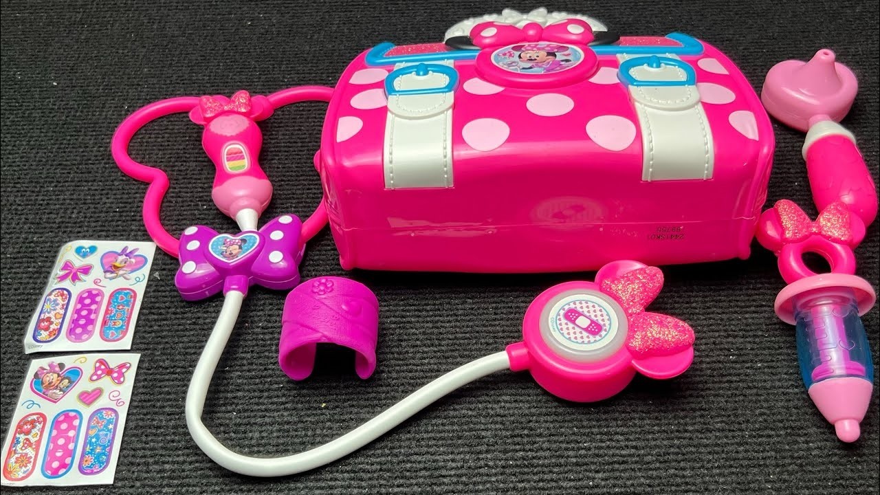 Disney Minnie Mouse Doctor Set Satisfying with Unboxing Toys Collection ASMR #958