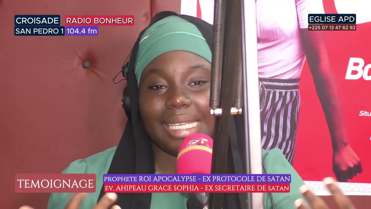 SAN PEDRO-1 2026 - RADIO BONHEUR 104.4 - TEMOIGNAGE PROPHETE ROI APOCALYPSE - EX PROTOCOLE DE satan