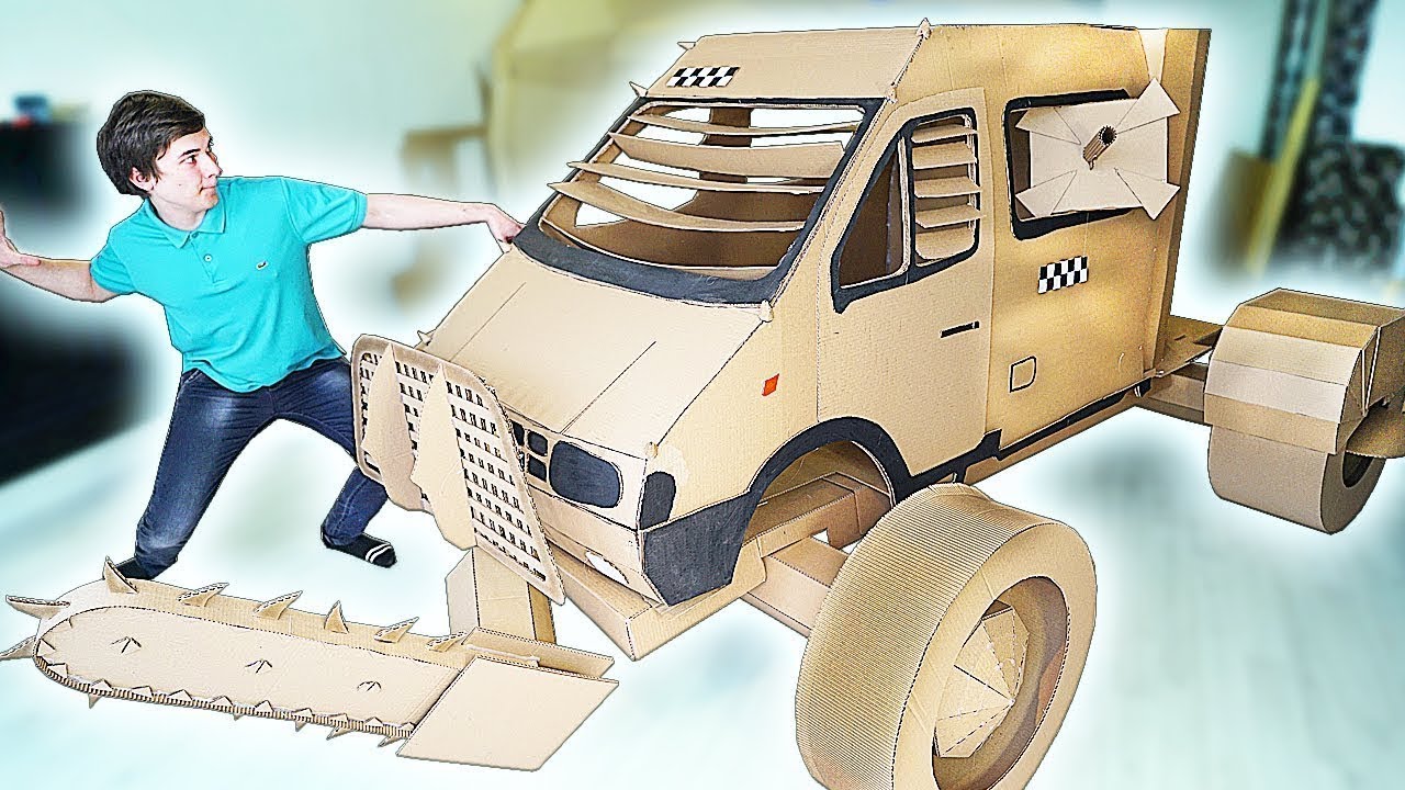 CARDBOARD HELL-MACHINE ! WHAT CAN IT DO ?