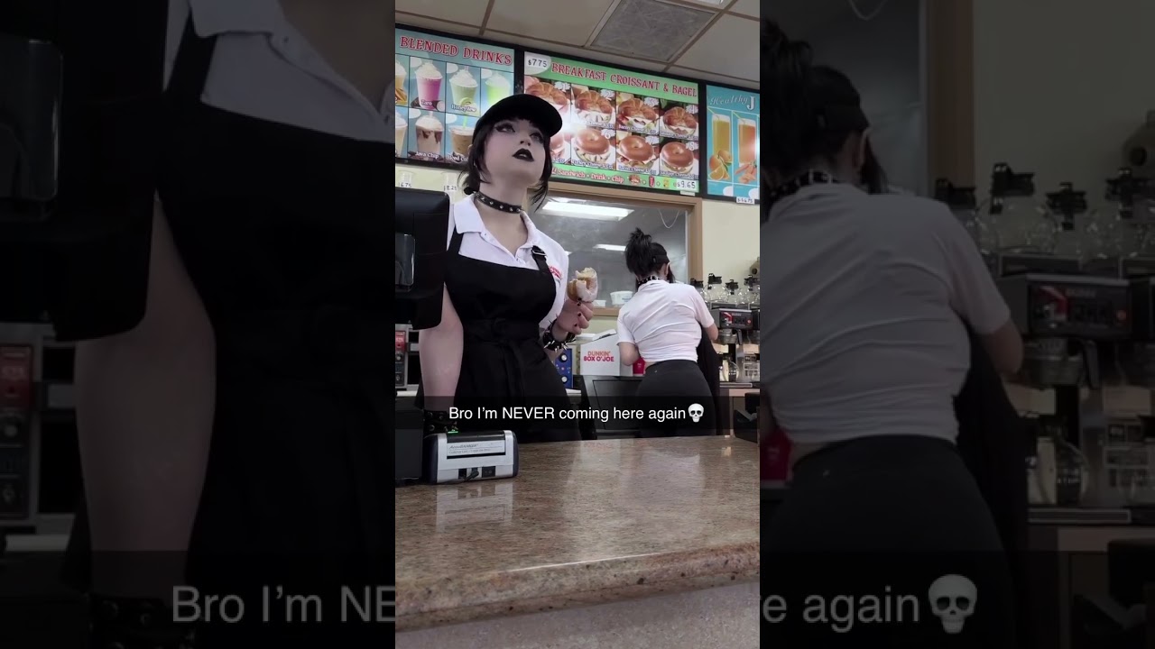 How would you react?. #gothgirl #goth #funny #comedy #humor