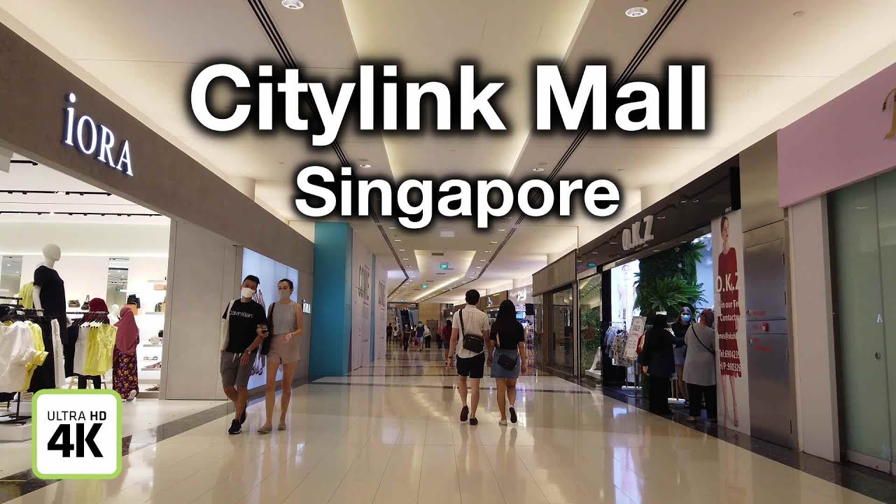 CityLink Mall Walking Tour [Singapore] 4K & Binaural Sound