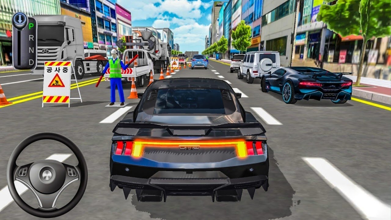 New super car Bkack Mustang suv Parking driving school simulator 3d&ndash;3d driving class simulator 2026