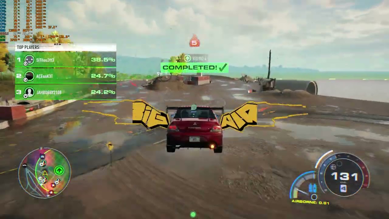Need for Speed Unbound Benchmark RX 580 4GB + i7-3770s 1440P FSR Quality  Medium Preset