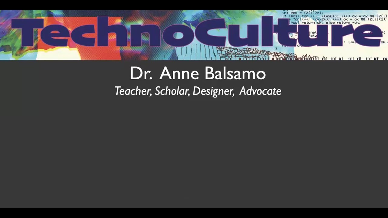 Balsamo Webinar TechnoCulture