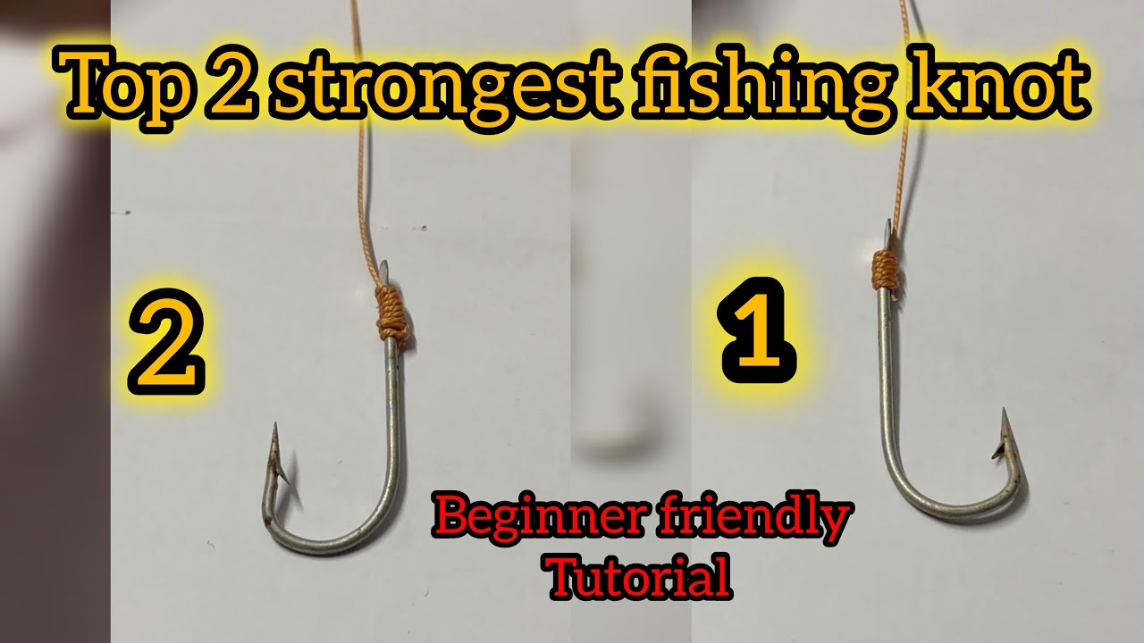 2 Strongest Fishing Knots Every Beginner Must Know! (Step-by-Step) tutorial 