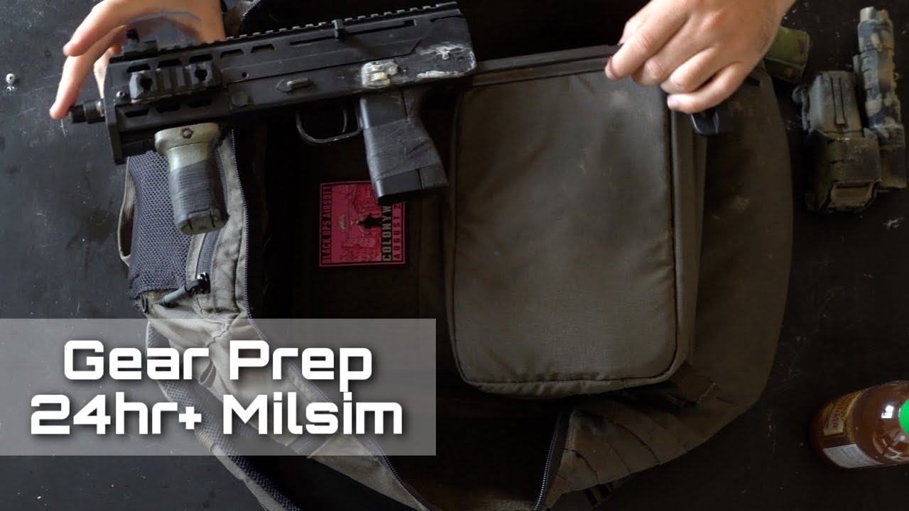 What I brought to a 24hr airsoft milsim event? - Airsoft Sniper Gear Preparation