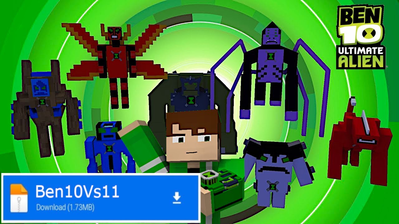 How to Download Ben 10 Ultimate Alien Addon in Minecraft || Minecraft Ben 10 Ultimate Alien Mod