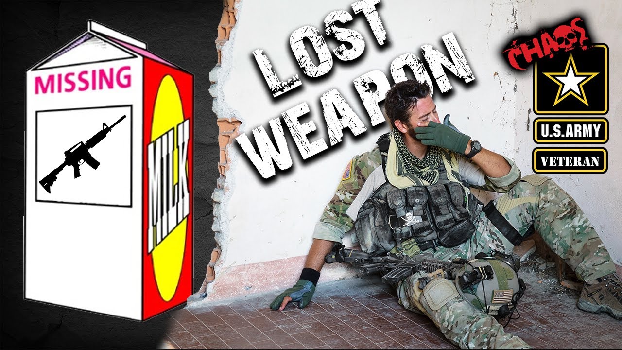 What if a US Army soldier loses their weapon?