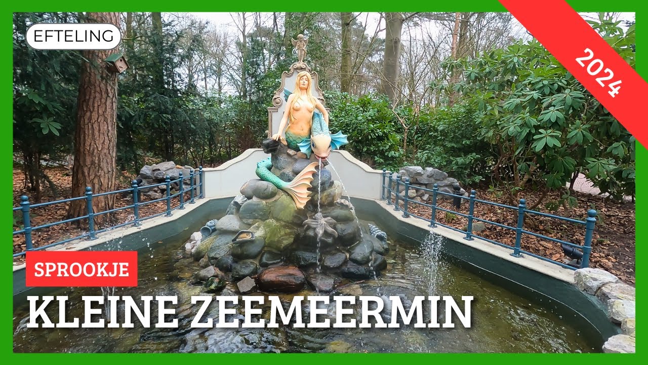 De Kleine Zeemeermin na renovatie - #Efteling 2024