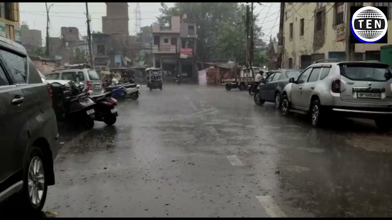 Noida: Big relief from heat as Monsoon rains hit the city
