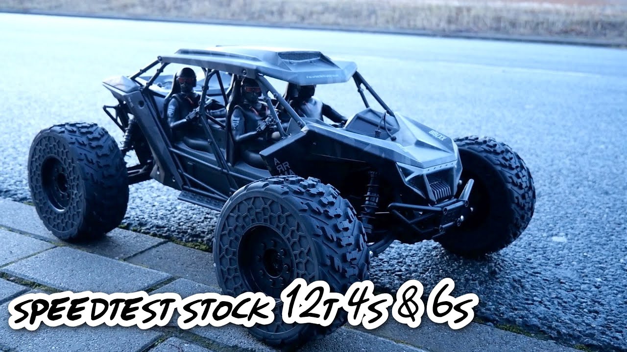 Arrma Fireteam 6s BLX - Speedtest Stock 12t 4s & 6s [German]