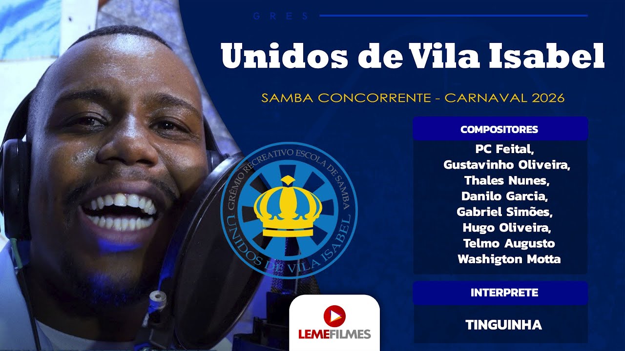 Unidos de Vila Isabel 2026 - Paulo Cesar Feital, Gustavinho Oliveira e Parceiros