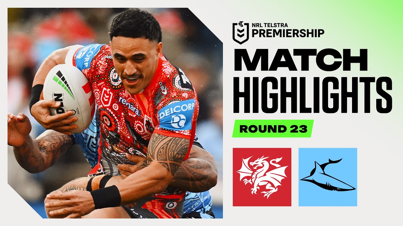 NRL 2026 | Dragons v Sharks | Match Highlights | Round 23