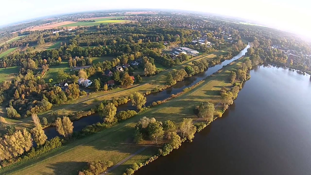 Die Oste bei Bremervörde - 1000 Meter rauf und runter