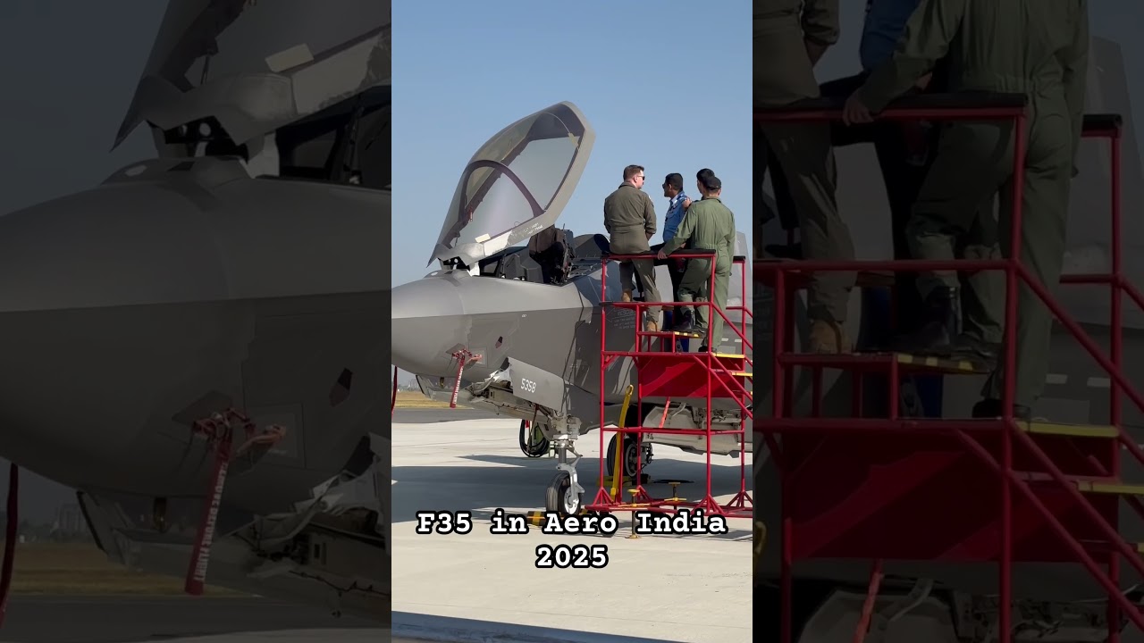 F 35 in Aero India 2025 #nomadicsapiens #arroindia2025 #f35