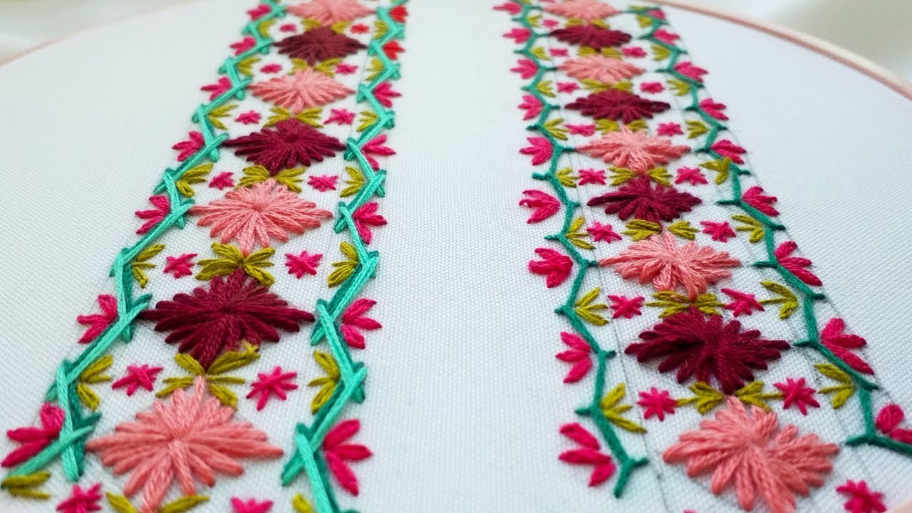 Hand Embroidery |Decorative stitches | Декоративные стежки | Puntadas Decorativas
