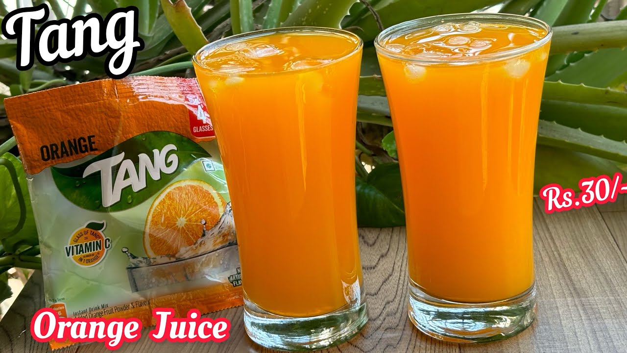 Tang Orange Juice Recipe | How to make Tang Orange Juice | Tang Instant Orange Drink Mix