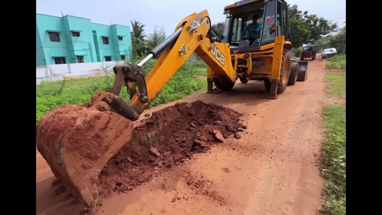 जेसीबी से हुआ बहुत सारा काम आसान #viralvideo #youtubevideo #viralvideos #jcb #villagelife 