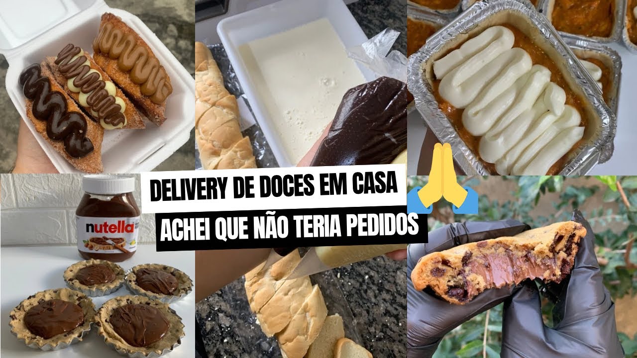 DELIVERY DE DOCES EM CASA | RABANADA RECHEADA | FIQUEI SURPRESA COM A QUANTIDADE DE PEDIDOS 🙏🏼🙌🏼🍪🍫