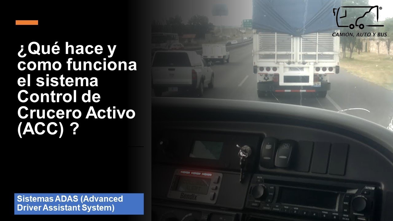 ¿Cómo funciona el control de crucero activo, ACC?  | ADAS