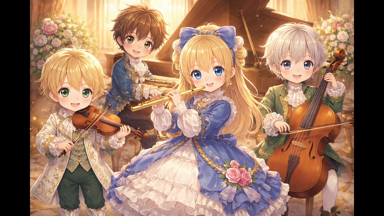 Featuring gentle flute melodies(a light woodwind instrument)soft and warm acoustic harmonies