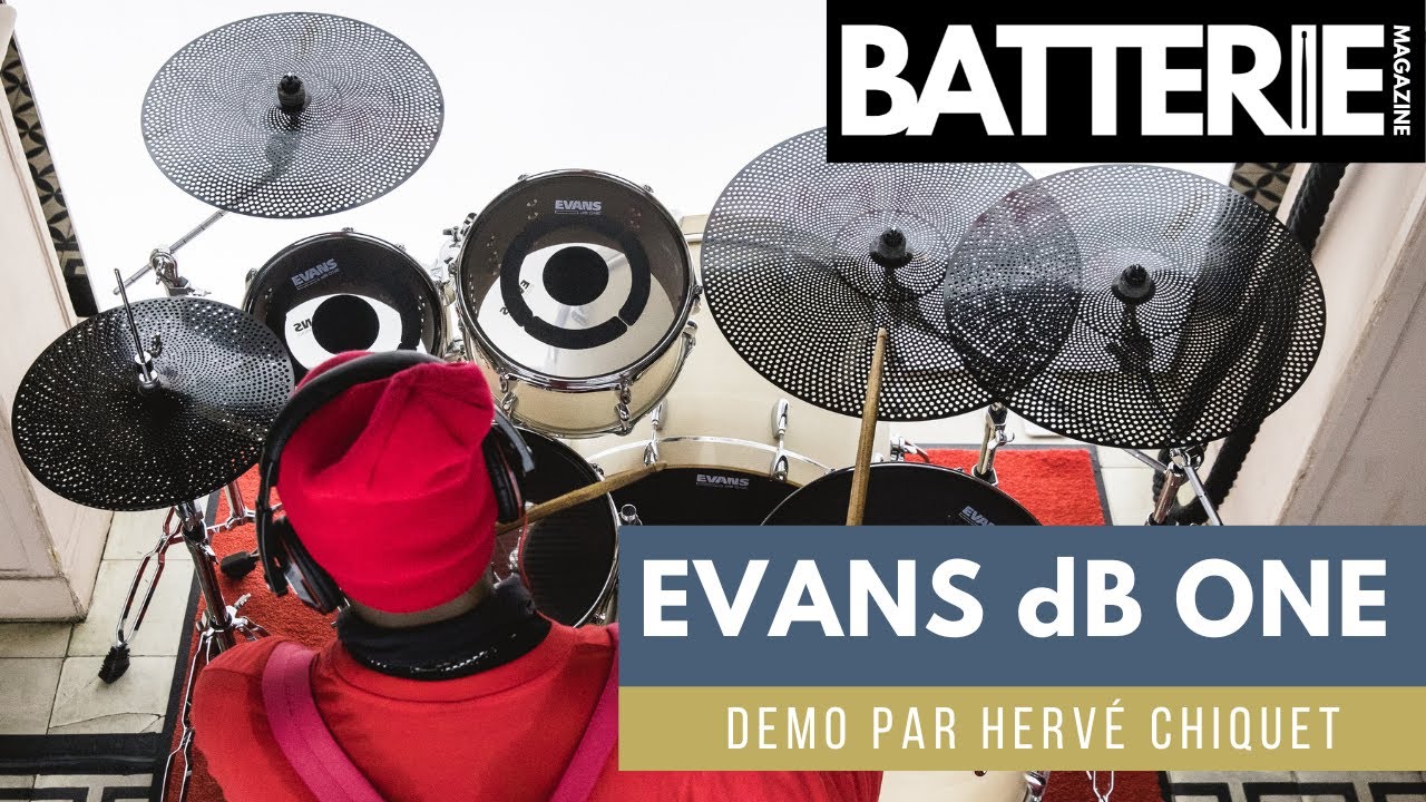 EVANS dB ONE DRUMHEADS & CYMBALS - Demo | Batterie Magazine # 197