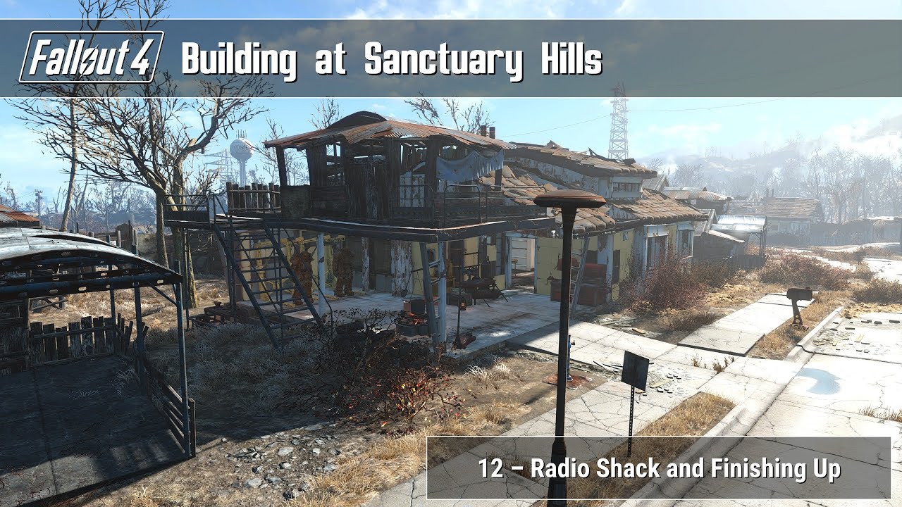 Fallout 4 - Building at Sanctuary 12 (Radio Shack and Finishing up)