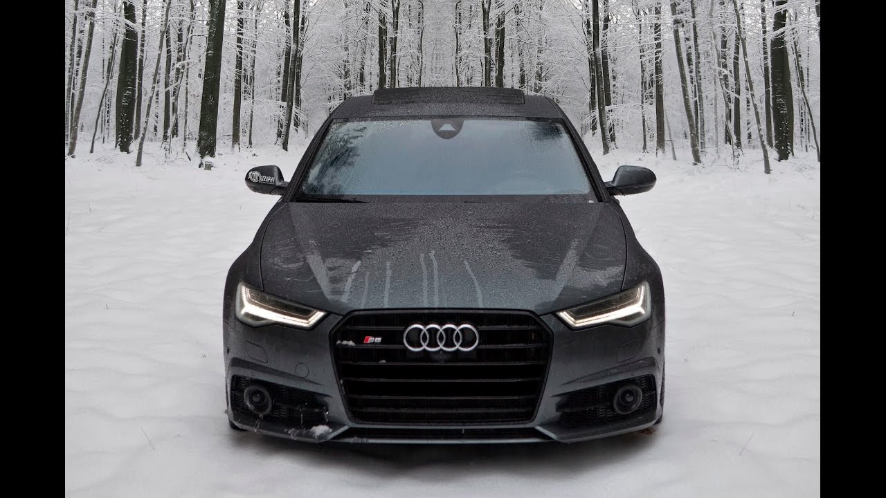 2017 Audi S6 - 450hp V8TT in Snow = FUN. Winter Wonderland!