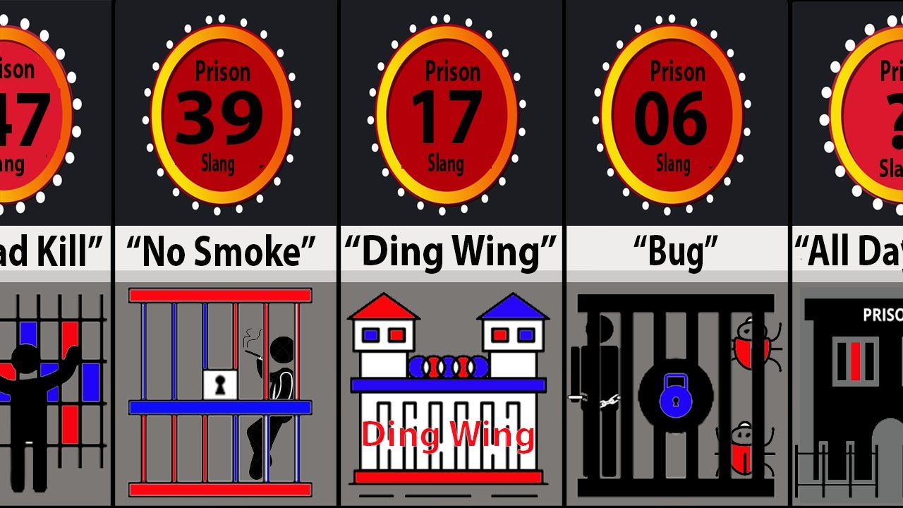 Comparison: 50 Prison Slang Words To Make You Sound Like a Tough Guy| how to talk like a prisoner